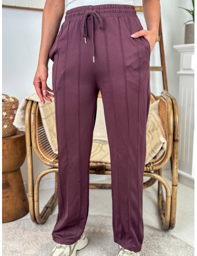 Pantalon léger ligné...